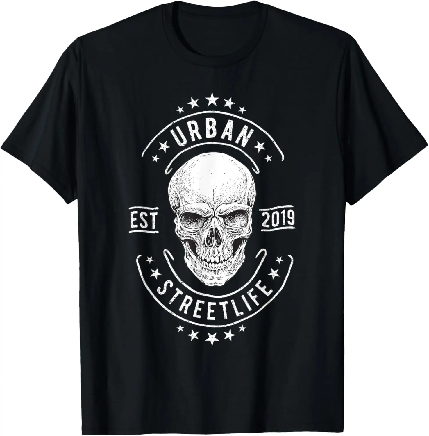

Vintage Horror Skeleton Skull Symbol Gift T-Shirt