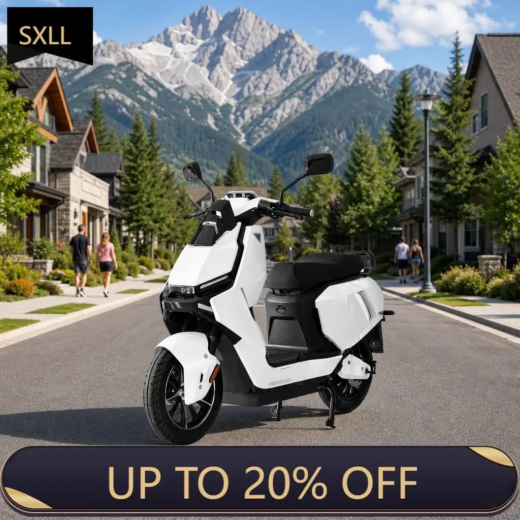 SXLL Customizable Cheap Electric Motorcycle 1000W /1500W 60V 12 Inch Electric Motorbike Electric Moped for Adults Factory Direct