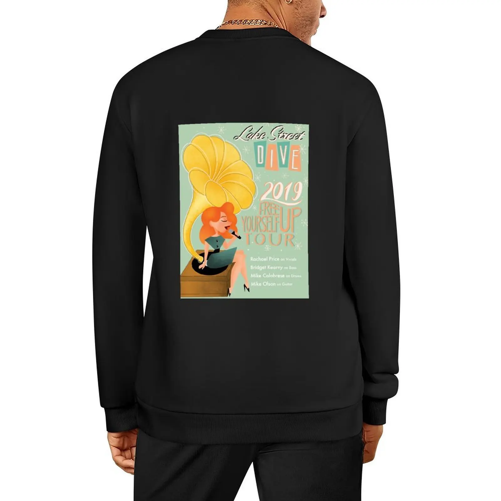 

Lake Street Dive Pullover korean autumn clothes men's sweat-shirt set men wear autumn new sweatshirts