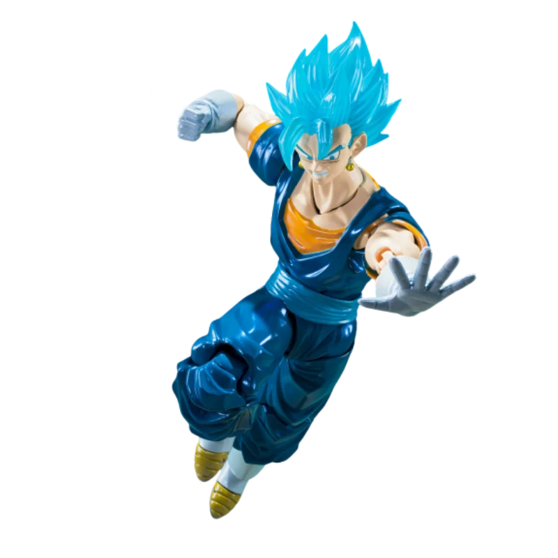 Original Bandai NYCC Dragon Ball SHF Super Saiyajin Gott VRGITO Anime Actionfiguren Modell Spielzeug Sammlerstück Geschenk für Spielzeug Hobbys Kind