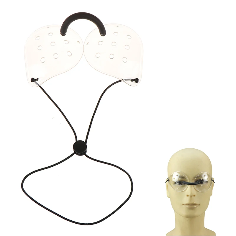 

1 шт. пластиковый щиток для глаз с 9 отверстиями, вентилируемая прозрачная защита глаз для хирургии глаз, удобная одежда медицинского класса