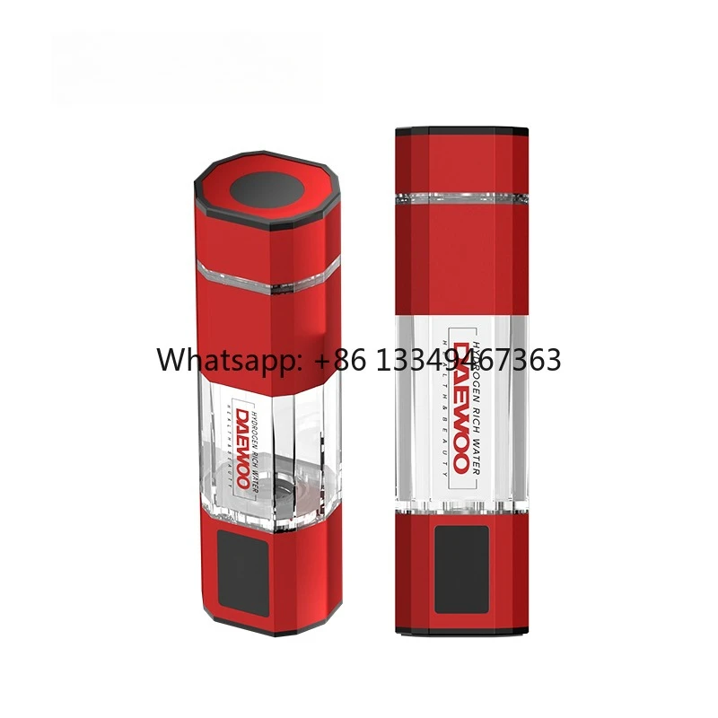 Desktop Countertop Hydrogen Water Bottle SPE PEM Technology 5000PPB 99.99% Purity 230ml Capacity USB Powered Anti-Aging Health