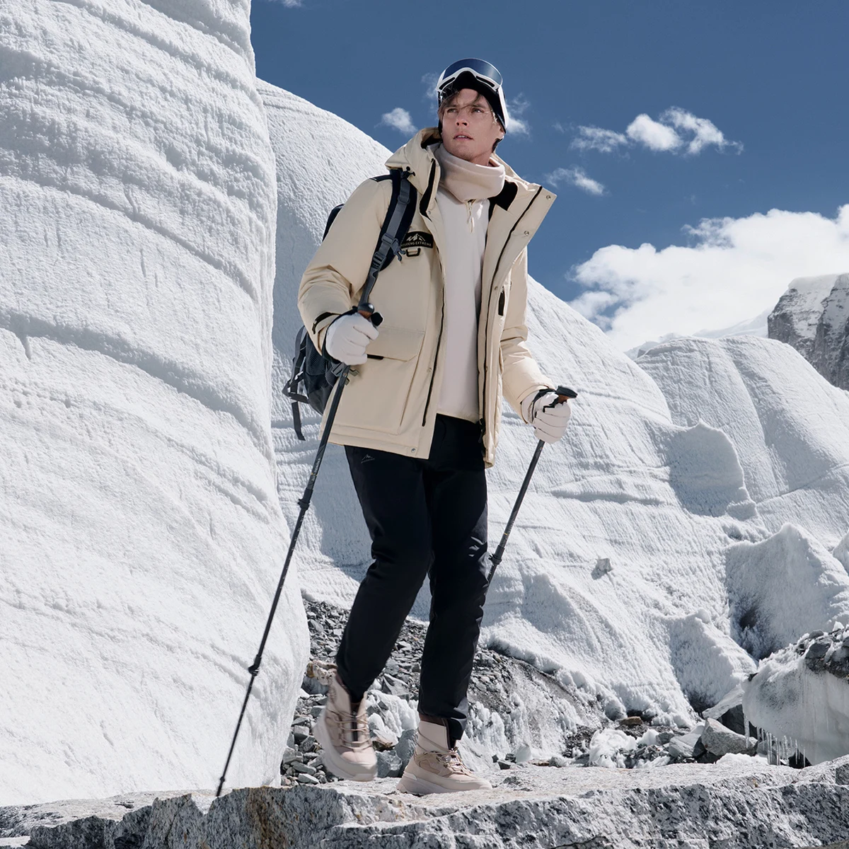 

BOSIDENG 90% пуховик для мужчин, зимняя куртка, 90% куртка на гусином пуху, утепленная теплая верхняя одежда, уличная куртка с капюшоном, водонепроницаемая