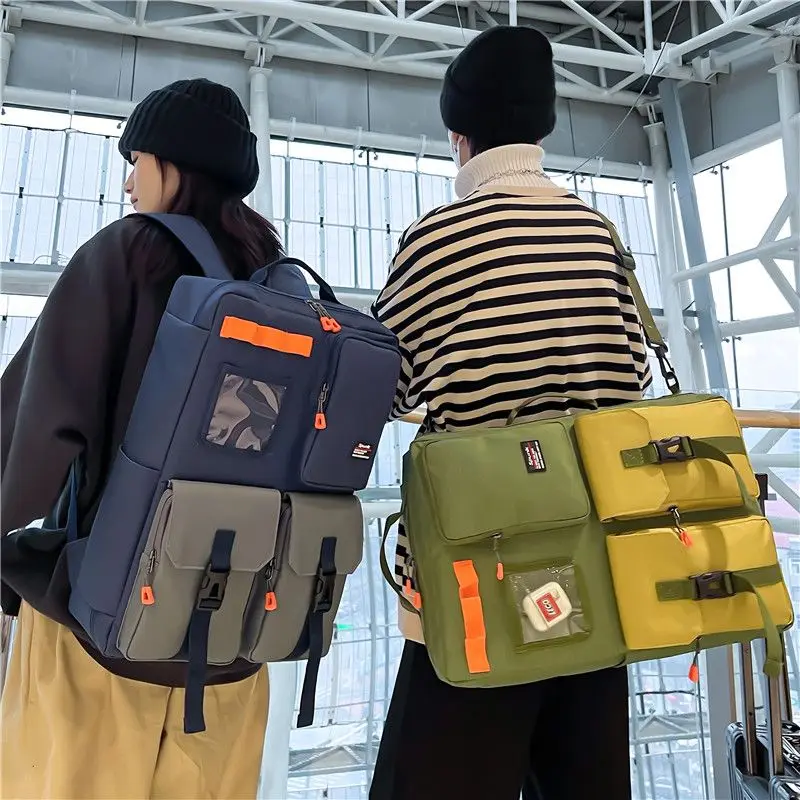 

Рюкзак большой емкости для младших и старших классов в японском стиле, универсальный рюкзак, стильная дорожная сумка для ноутбука для студентов колледжа