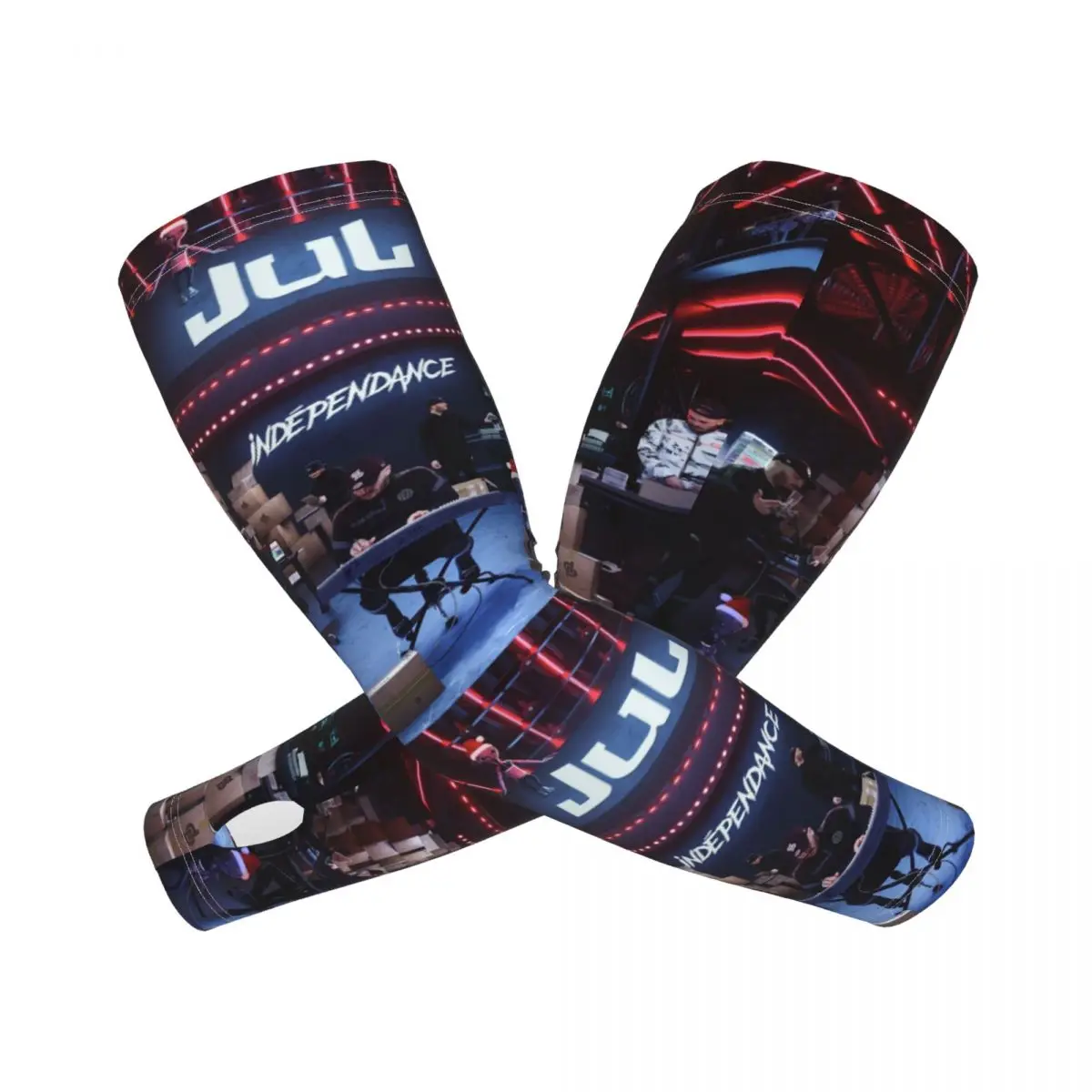 Custom Cooling Jul Independence Album Cover Arm Sleeves Women Men Athletic Sports Tattoo Cover Up for Football