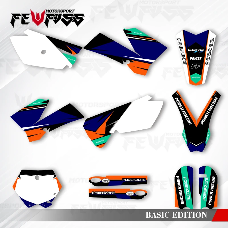 

Fewfuss Graphics Decals Stickers Motorcycle Background Custom For KTM 2003 2004 2005 2006 2007 2008-2012 SX85 SX 85 003