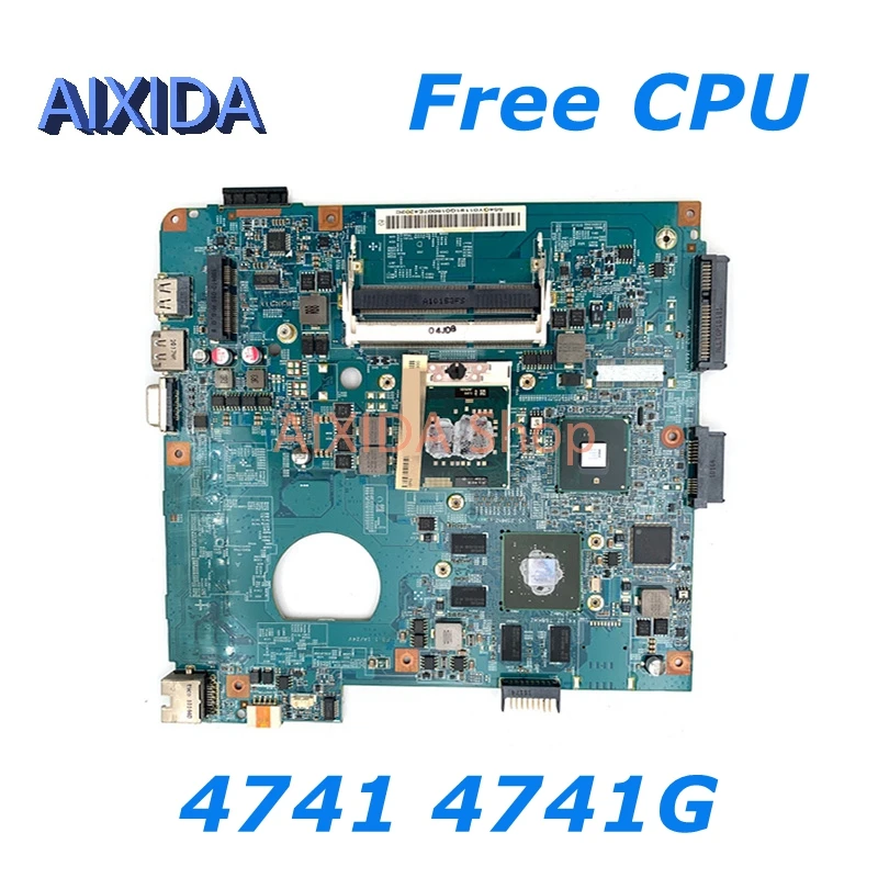 

AIXIDA JE40-CP MB 48.4GY02.021 MBPV201002 Laptop Motherboard For Acer aspire 4741 4741G HM55 DDR3 GT330M GPU Mainboard full test