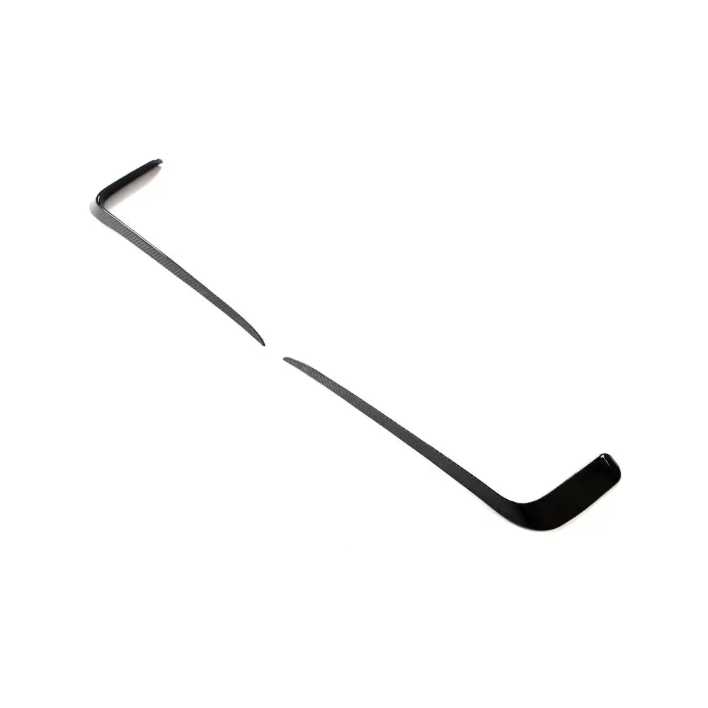 

For Zeekr 001 2021-2023 REAL CARBON Fiber Front Bumper Fins Splitter Vent Cover