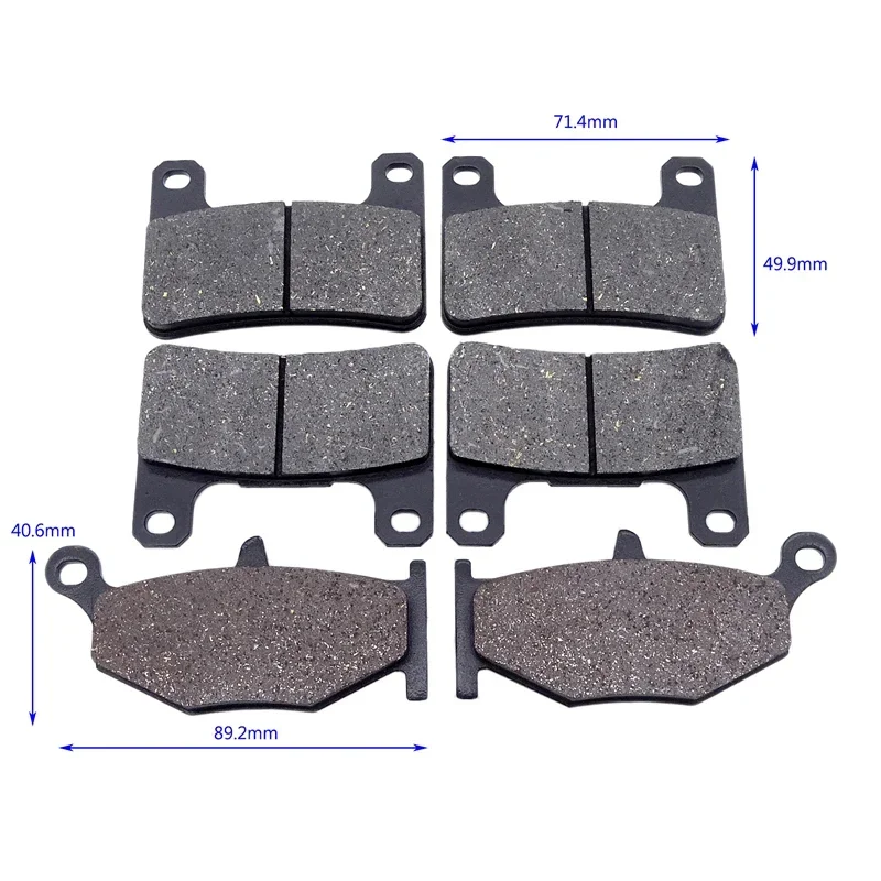 Motorcycle Parts Rear Front Brake Pads for Suzuki GSXR750 / GSXR600 06-10 GSXR1000 GSXR 1000 07-10 GSX1300R Hayabusa 1300 08-12