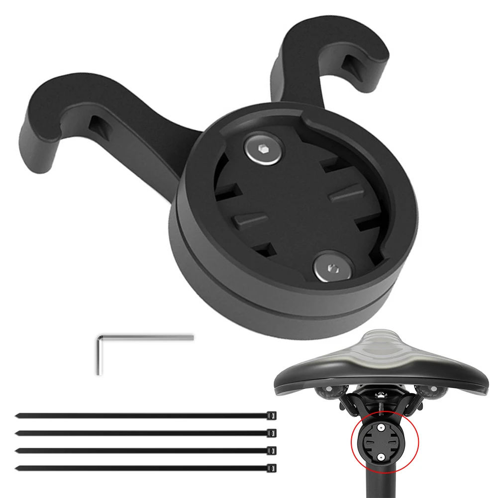 1 Set Bike Taillight Bracket Saddle Mount Fix Holder For Garmin For Varia Rear View Compatible With Bike Computer Accessories