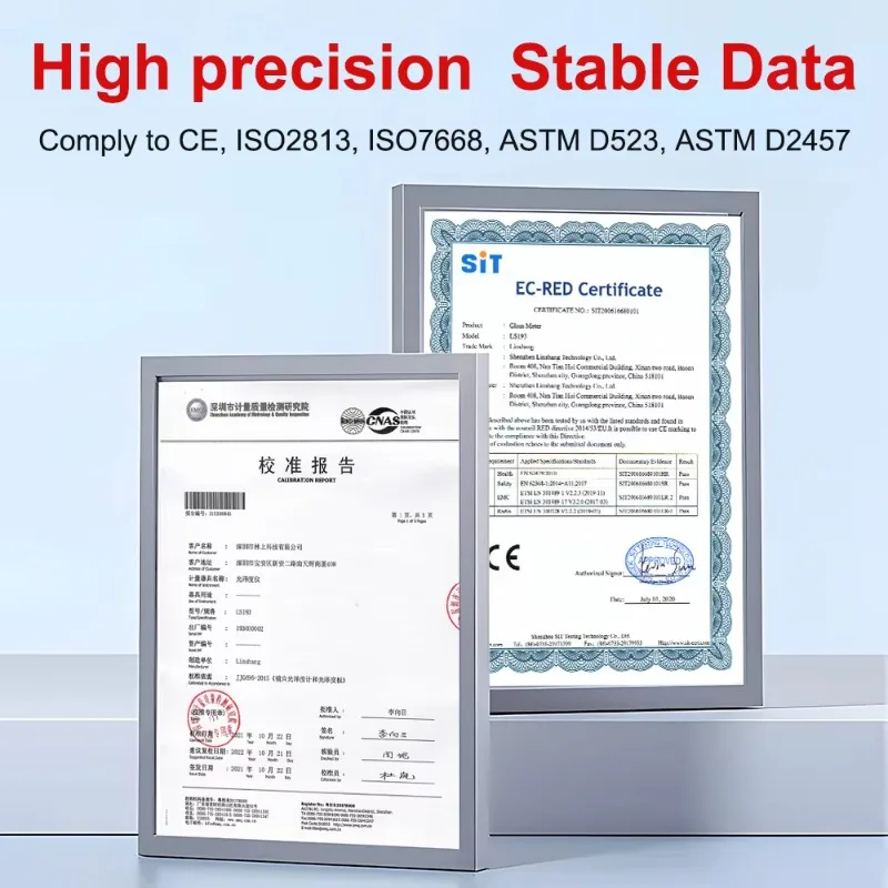 LS193 60 زاوية مقياس اللمعان بلاط لمعان متر أجزاء بلاستيكية لامعة معدنية معدات اختبار اللمعان مقياس لمعان صغير