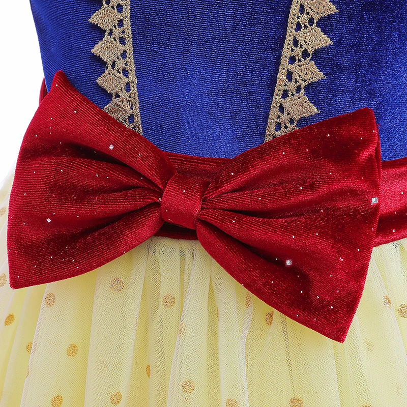 2 3 4 5 6 8 10 Jahre Mädchenkleid Sommer Niedliches Cartoon-Mesh-Modekleid Weihnachten Prinzessinnenkleid Geburtstagsparty Geschenk Neue Kinderkleidung – Detail 9