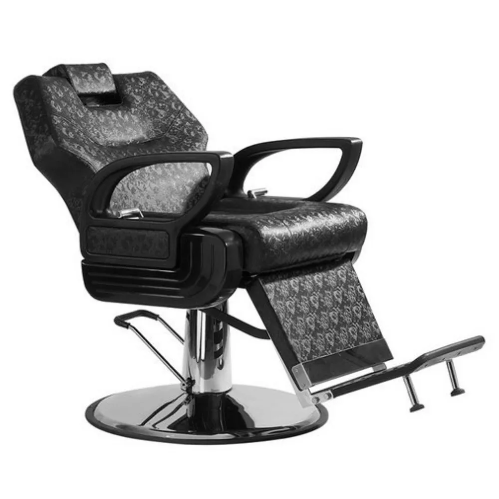 كرسي حلاقة فاخر بزاوية 360 درجة كرسي صالون تجميل
