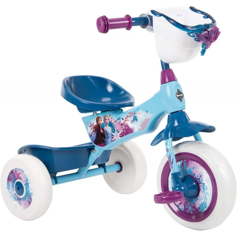 

2 Girl's Trike, Ideal for Ages 3 , Anna, Elsa and Olaf Graphics, Storage Bins for Snacks or Toys