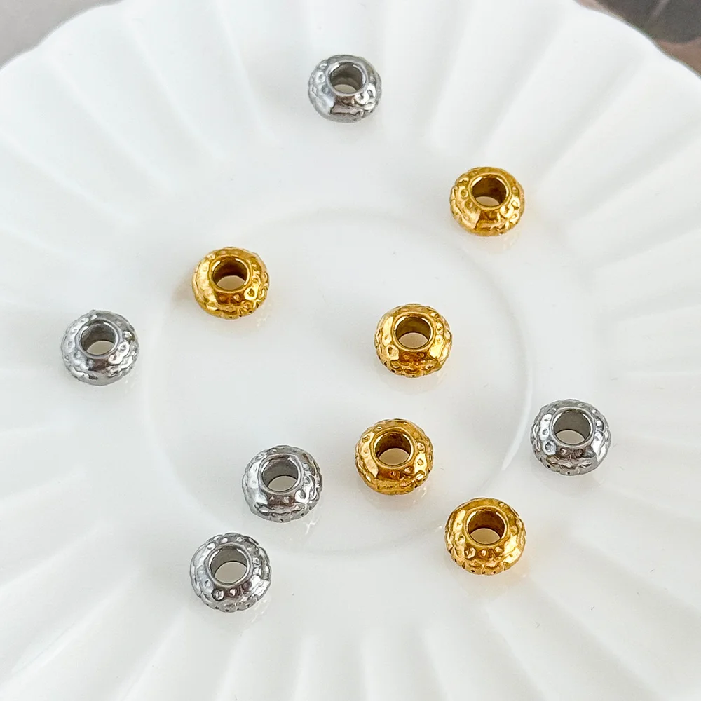 

Cordial Design 100Pcs 7*7MM Stainless Steel/Hand Made/DIY Accessories/Jewelry Findings & Components/Wheel Spacers Beads #195389