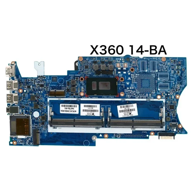 For HP X360 14-BA Laptop Motherboard 17817-1 939383-601 939383-001 940756-001 Mainboard 100% Tested OK Fully Work Free Shipping