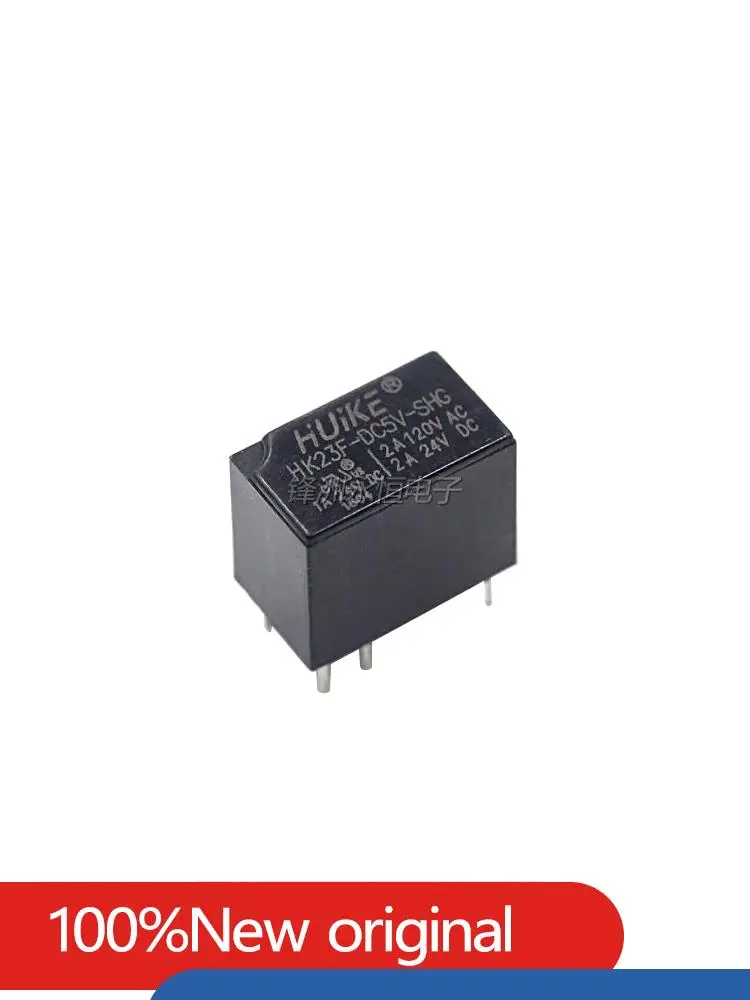 5PCS/LOT HUIKE Relay HK23F HK23F-DC5V-SHG HK23F-DC12V-SHG HK23F-DC24V-SHG Volt Power Relay 5V 12V 24V 2A 2 6-Pin 0.2W