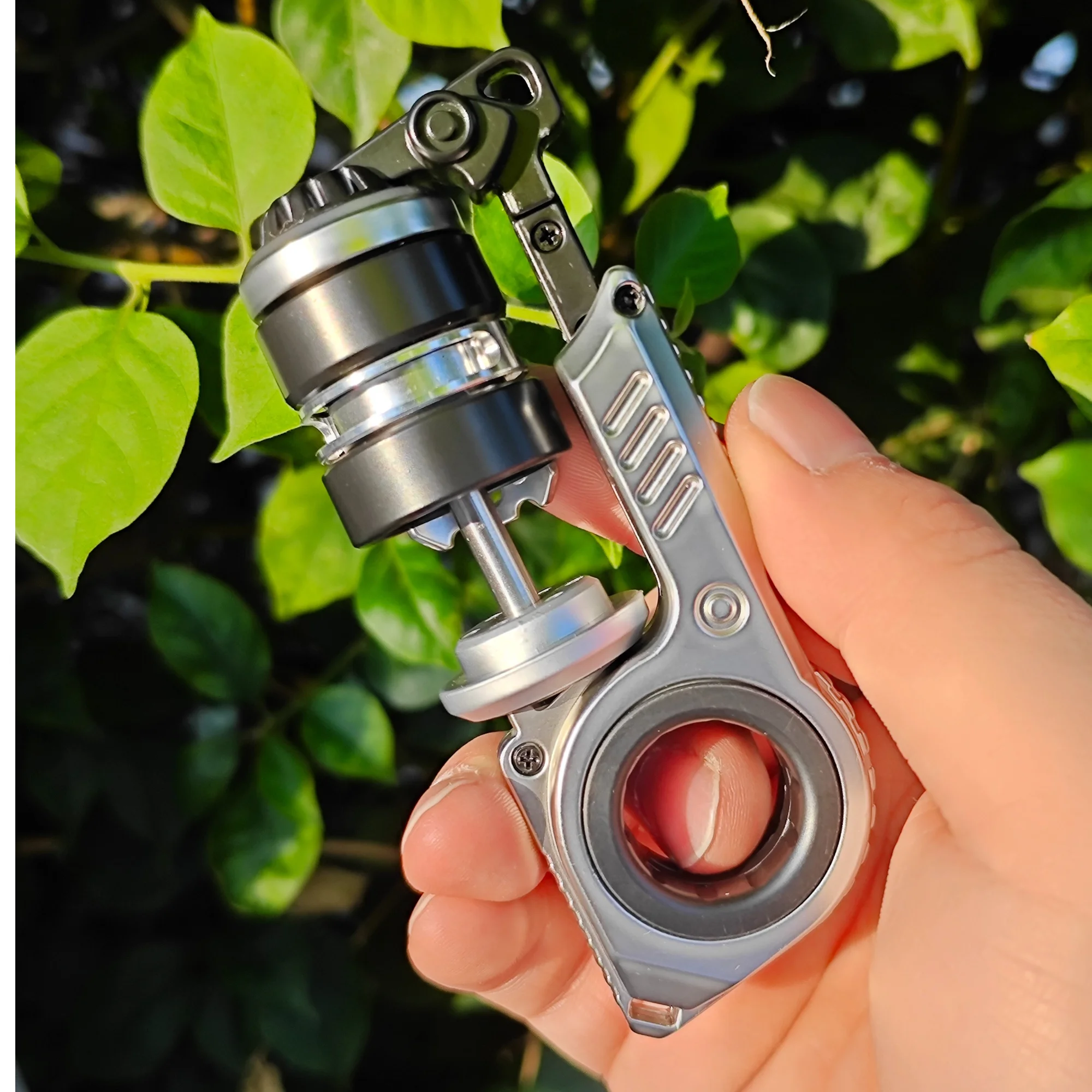 EDC Fidget Sliders Fidget Toys Tuning Fork Fidget Spinner Magnetic Push Egg Mechanical Ratchet Slider Crisp Sound