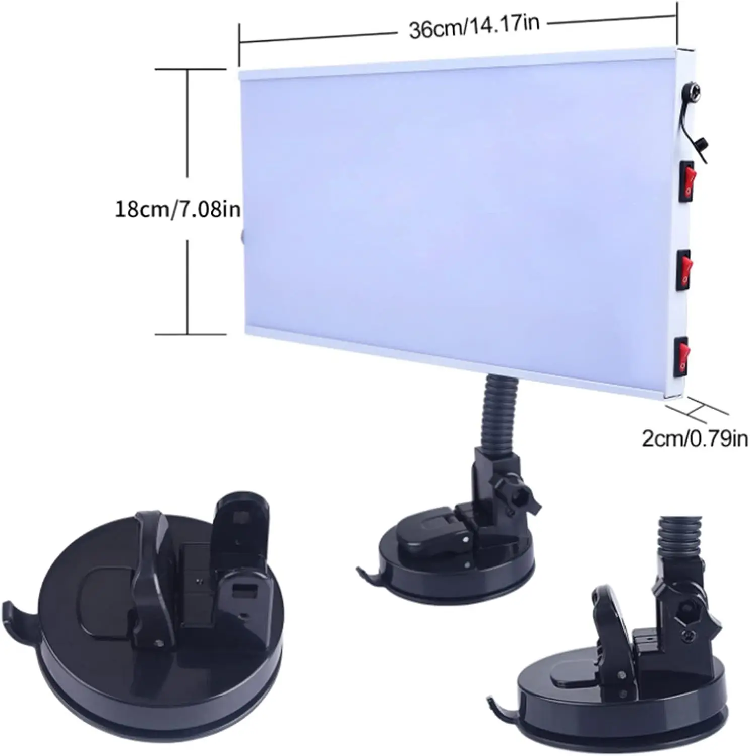 Leveling Lamp LED Detection Board Car Dent Dent Dent Pit Hail Pit Sheet Metal Repair Acrylic Sheet Reflective Light