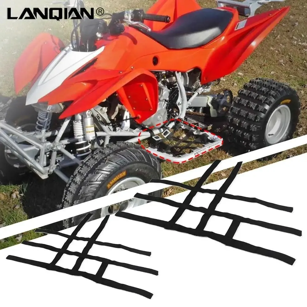 New Motorcycle Nerf Bar Nets Waterproof Nylon ATV Toolkit For Kawasaki KFX400 2008-2014 2013 2012 2011 2010 2009 KFX 400 KFX450R