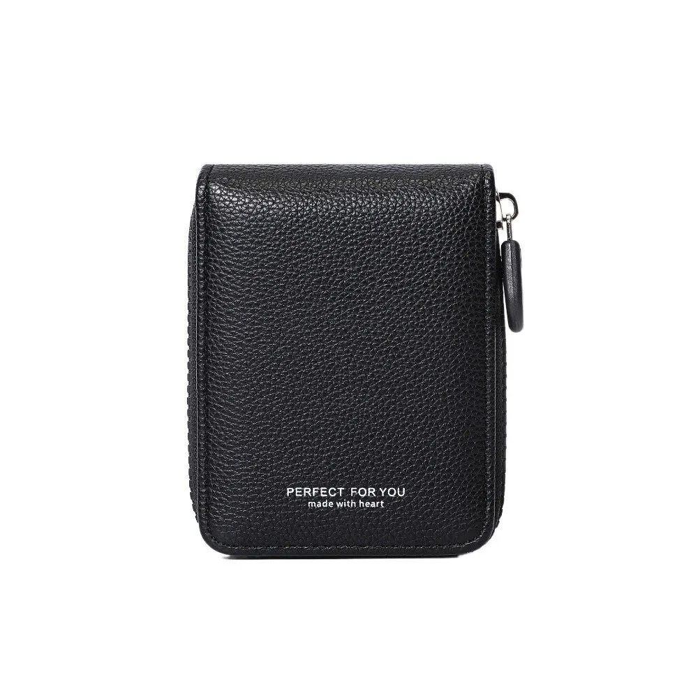 

Fashion Ultra Thin Women Short Wallet Zipper Short Clutch PU Leather Card Holder Multi-function Coin Purse Card Storage Bag