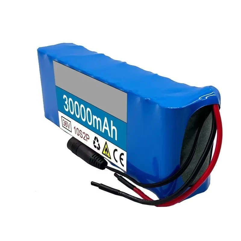 High-Capacity 10S2P 36V 30ah Li-ion Rechargeable Battery for Electric Bicycle Electric Scooter 500W High-power Motorcycle