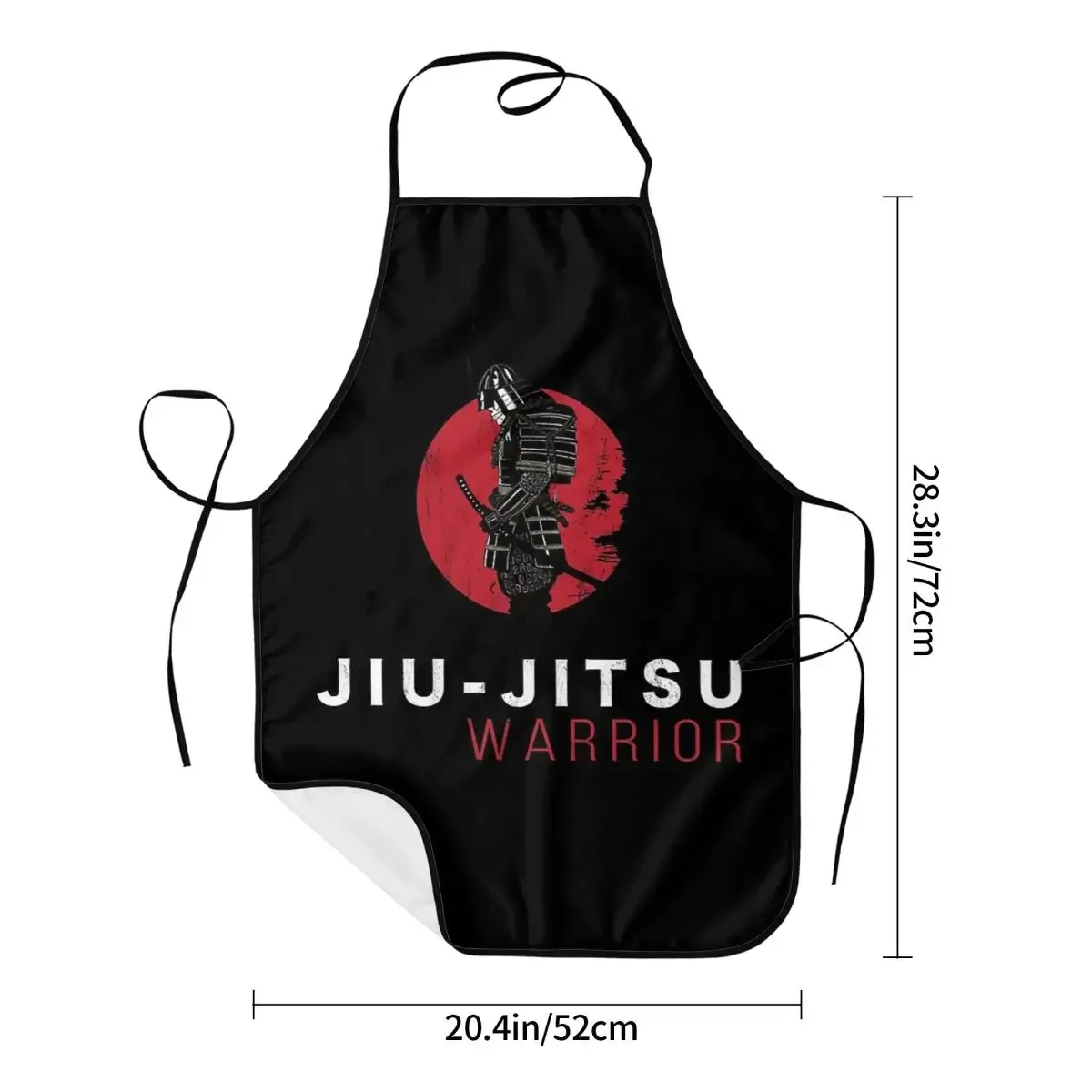 Jiu-Jitsu Warrior Japanese Bjj Gi & Black Belt Mma Apron Chef Cooking Baking Tablier Waterproof Bib Kitchen Cleaning Pinafore