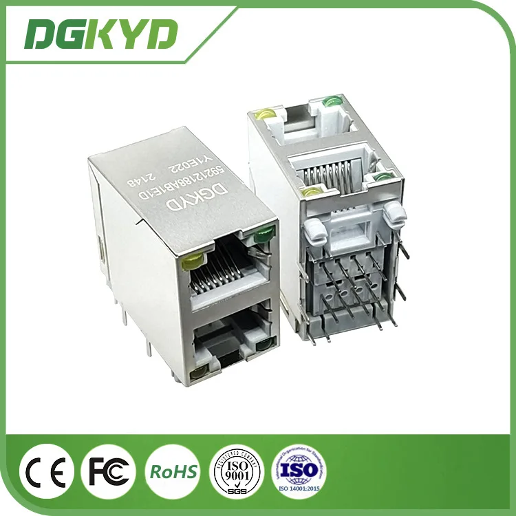 Para toma de red serie 5921, puerto 2X1, conector Modular 8P8C DGKYD