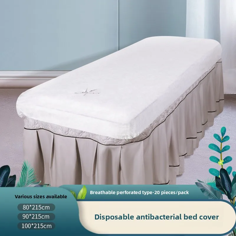 

Одноразовые нетканые чехлы для косметологических кушеток и массажных столов с эластичной резинкой и отверстиями, 20 штук, от китайского производителя