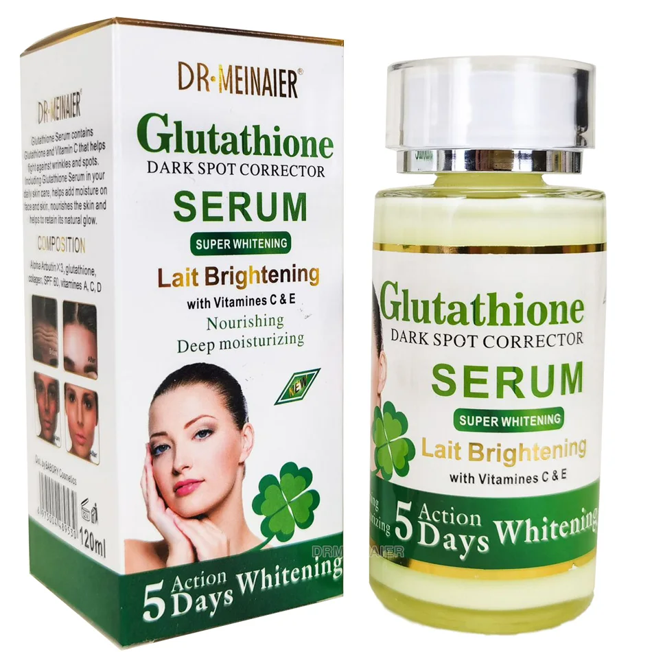 120ml Glutathione Serum for Face for Brightening Skin,Dark Spot Corrector Sensitive Skin Cell Regenerating Lifting Skincare