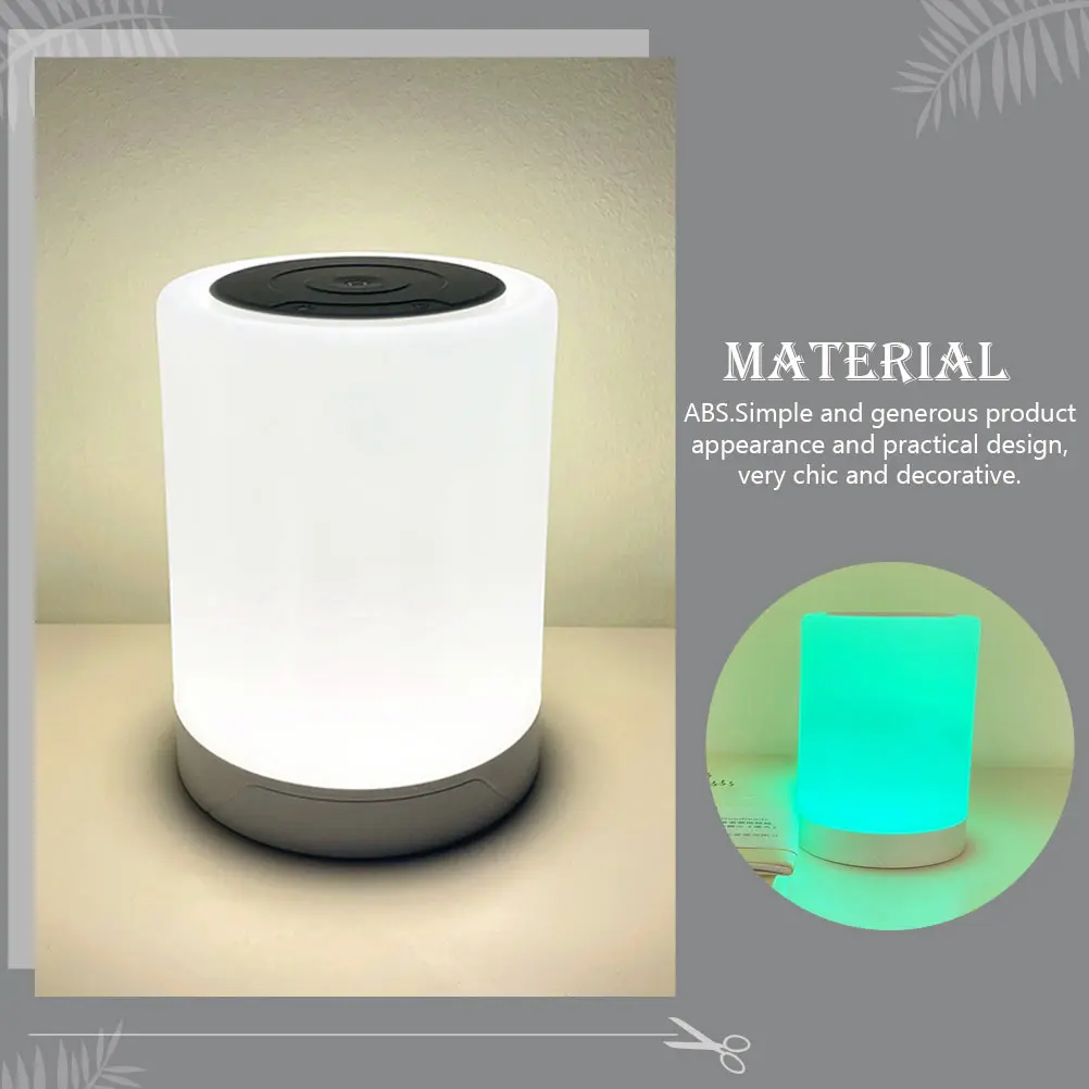 Kolorowa Dotykowa Lampka Nocna USB Mała Lampka Nocna Śliczny Wystrój Sypialni Siedem Kolorów Zmieniające Nastrojowe Oświetlenie Funkcja Timera