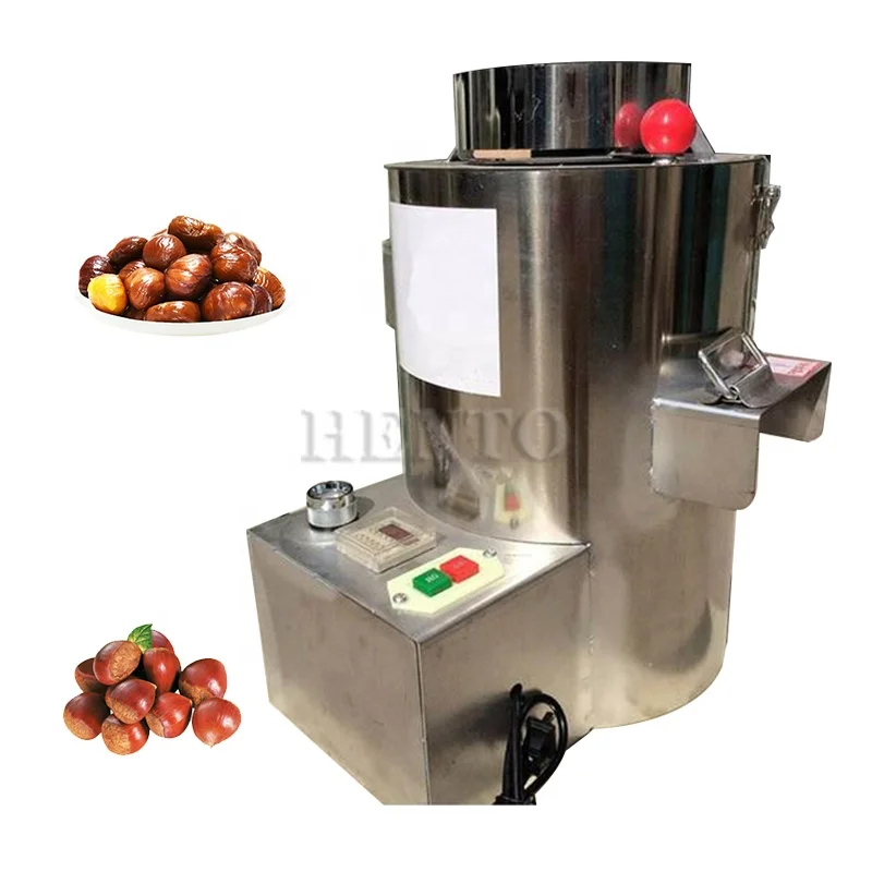 High Efficiency Electric Chestnut Peeler / Chestnuts Organic Peeler / Chestnut Peeling Machine