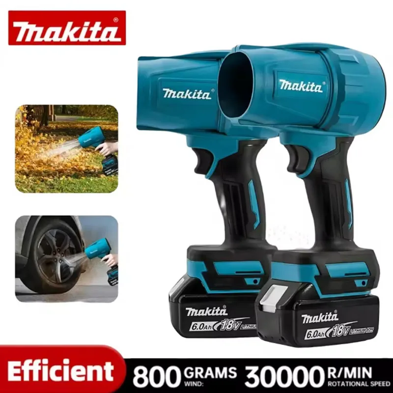 

2026Makita 18V Violent Blower 30000RPM Turbo Jet Fan Electric Air Duster wind speed Turbo Rechargeable