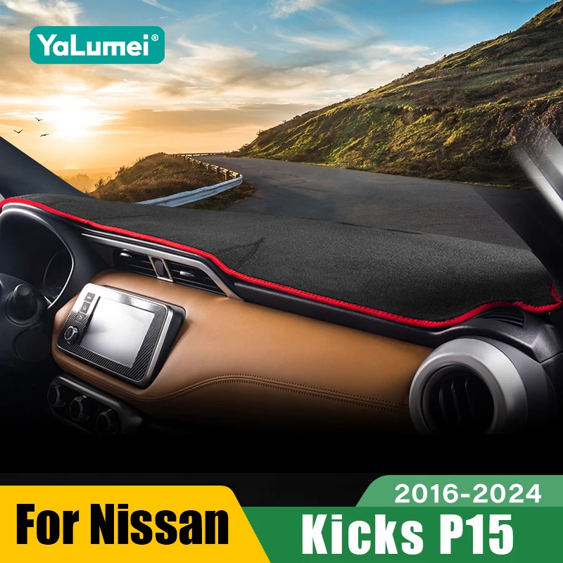 

For Nissan Kicks P15 2016 2017 2018 2019 2020 2021 2022 2023 2024 Car Dashboard Sun Shade Cover Instrument Desk Mat Accessories