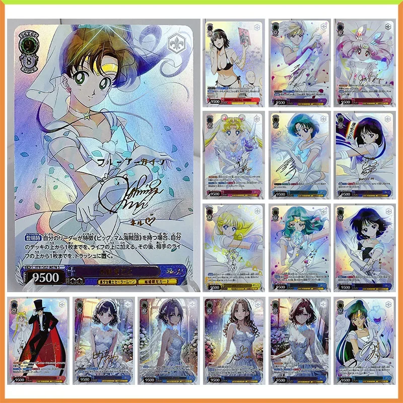 

Аниме История Богини DIY ACG Mizuno Ami Kino Makoto Hino Rei Настольная боевая игра Коллекционные карты Игрушки для мальчиков Подарок на день рождения