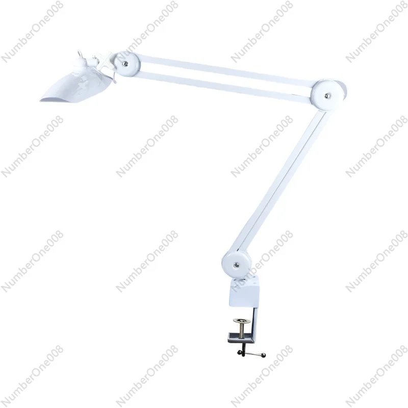 Desk Beauty Lamp Nail Art Light Clamp-on Study Light Eyelash Extension Light Shark Design 3 Brightness Levels Adjustable