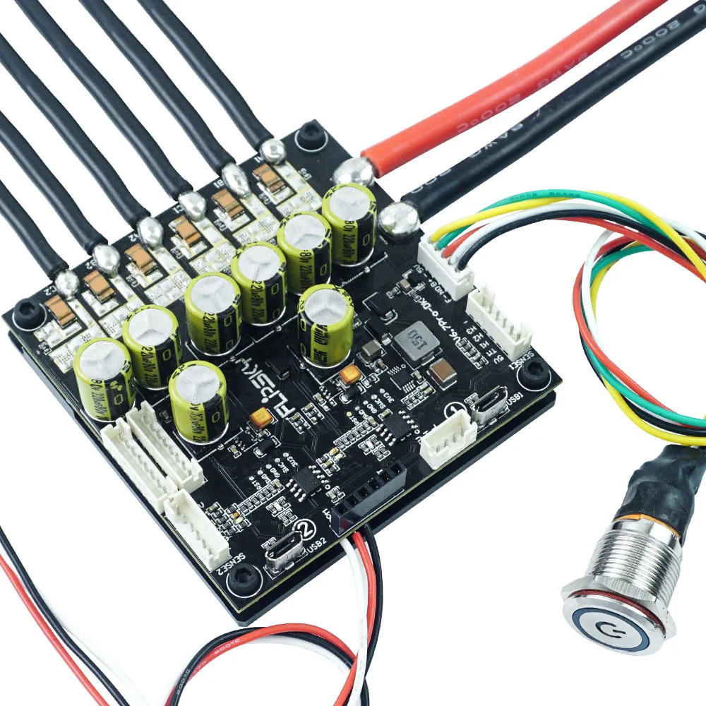 Kit skateboard elettrico D7 Group (include doppi motori FSESC6.7 Pro Plus e BLDC 6374)