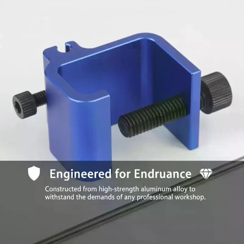 Blue Metal Motorcycle Bike Chain Sprocket Alignment Tool Universal Fit For 2 Wheelers Long Lasting Workshop Use