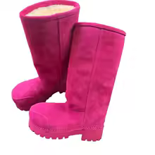 Brand Big Head Snow Boots For Women 2025 Winter Thick Bottom Inner Heightening Warm Boots Not Above Knee High Top Sleeve Boots - AliExpress