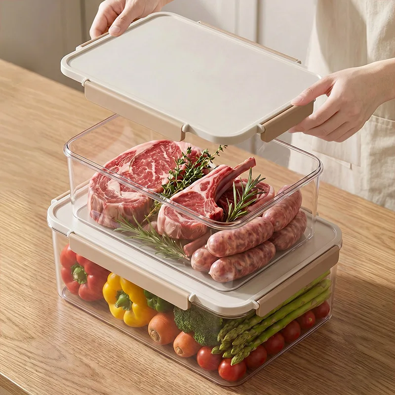 LMM square refrigerator fruit kitchen adult microwave oven available heating vegetables frozen meat sealed box