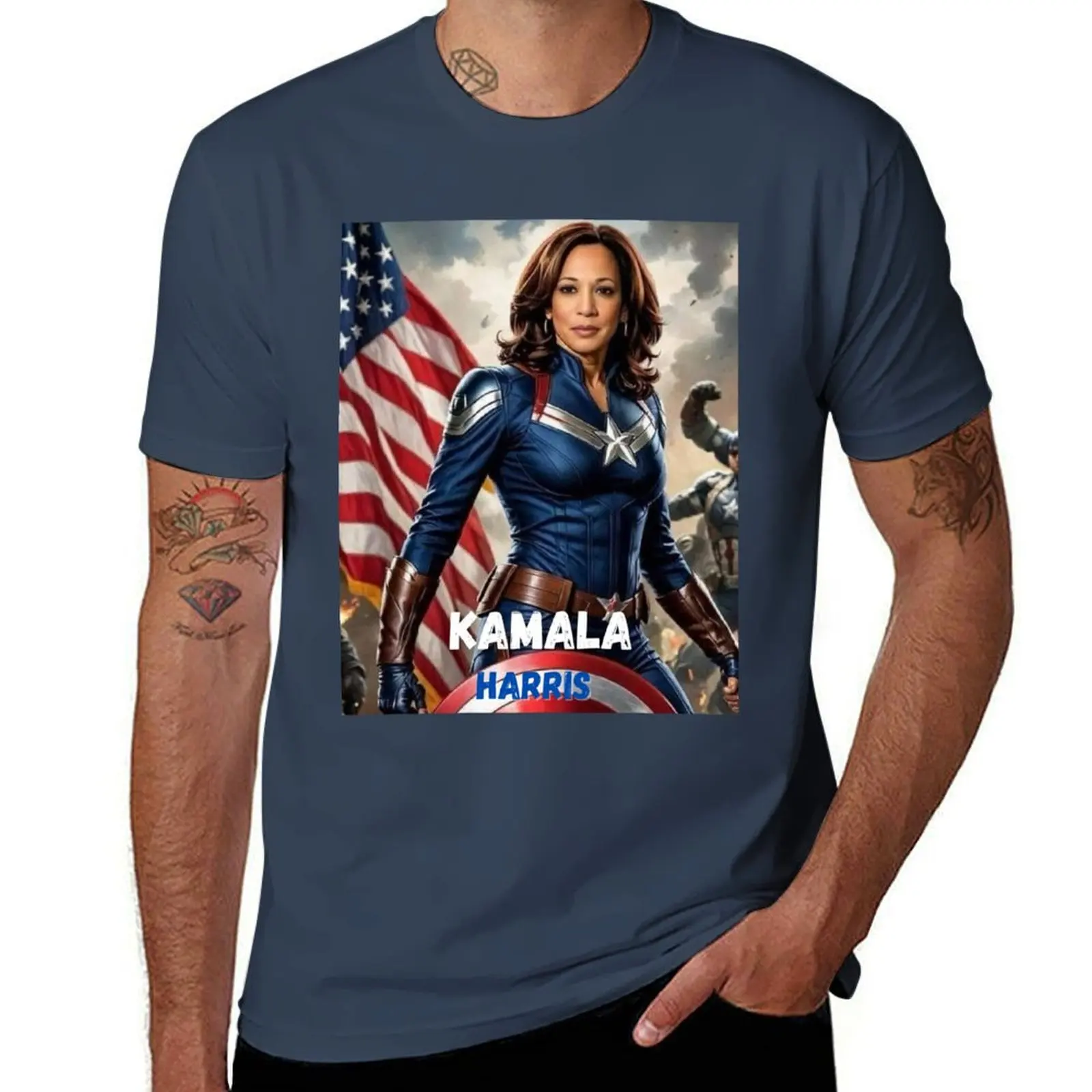 Kamala harris T-Shirt Basic Daily Outfit Short Sleeve Tee