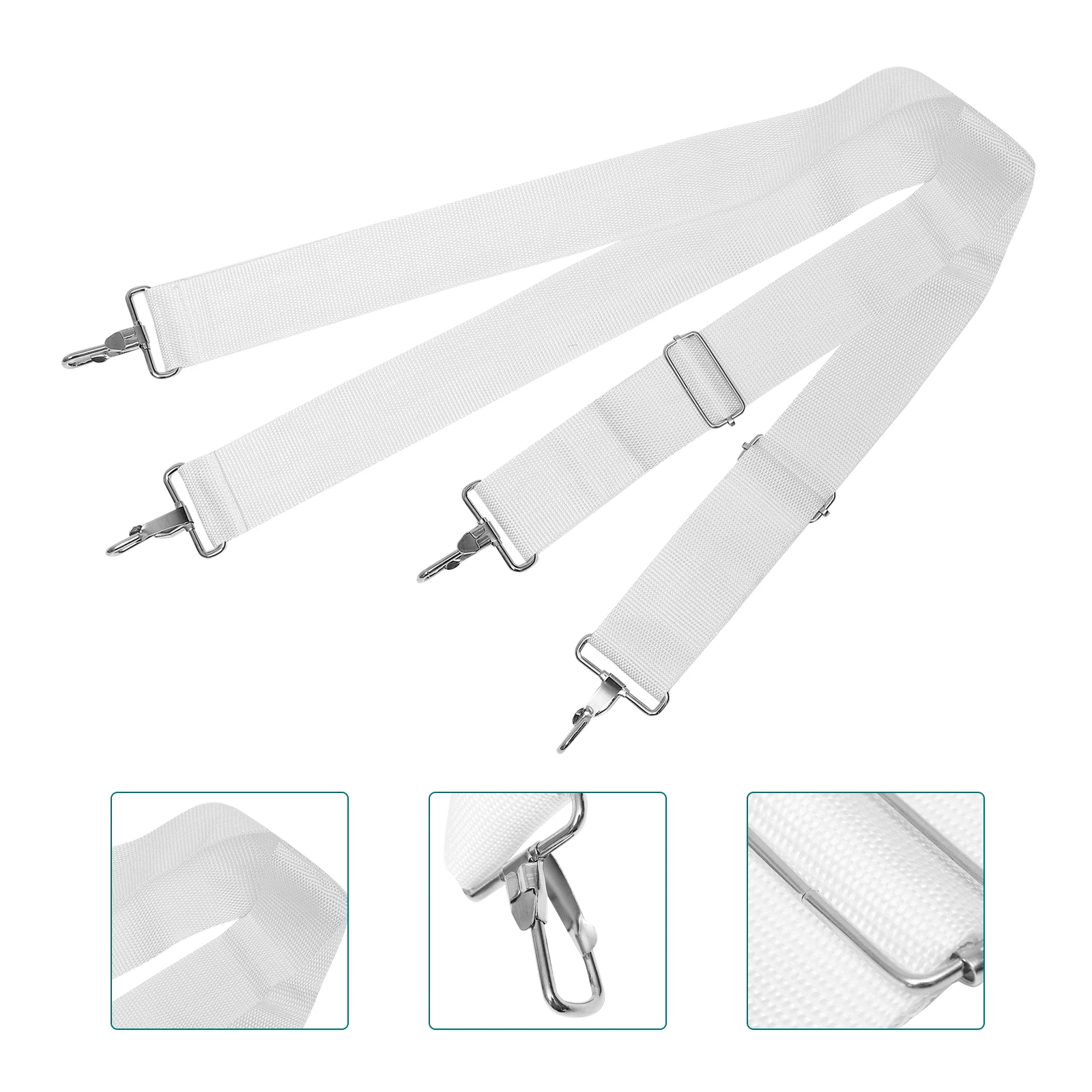 

Heavy Duty Military Strap Belt Durable Nylon Adjustable Shoulder Harness Metal Buckle Easy Clean For Marching Band Instruments