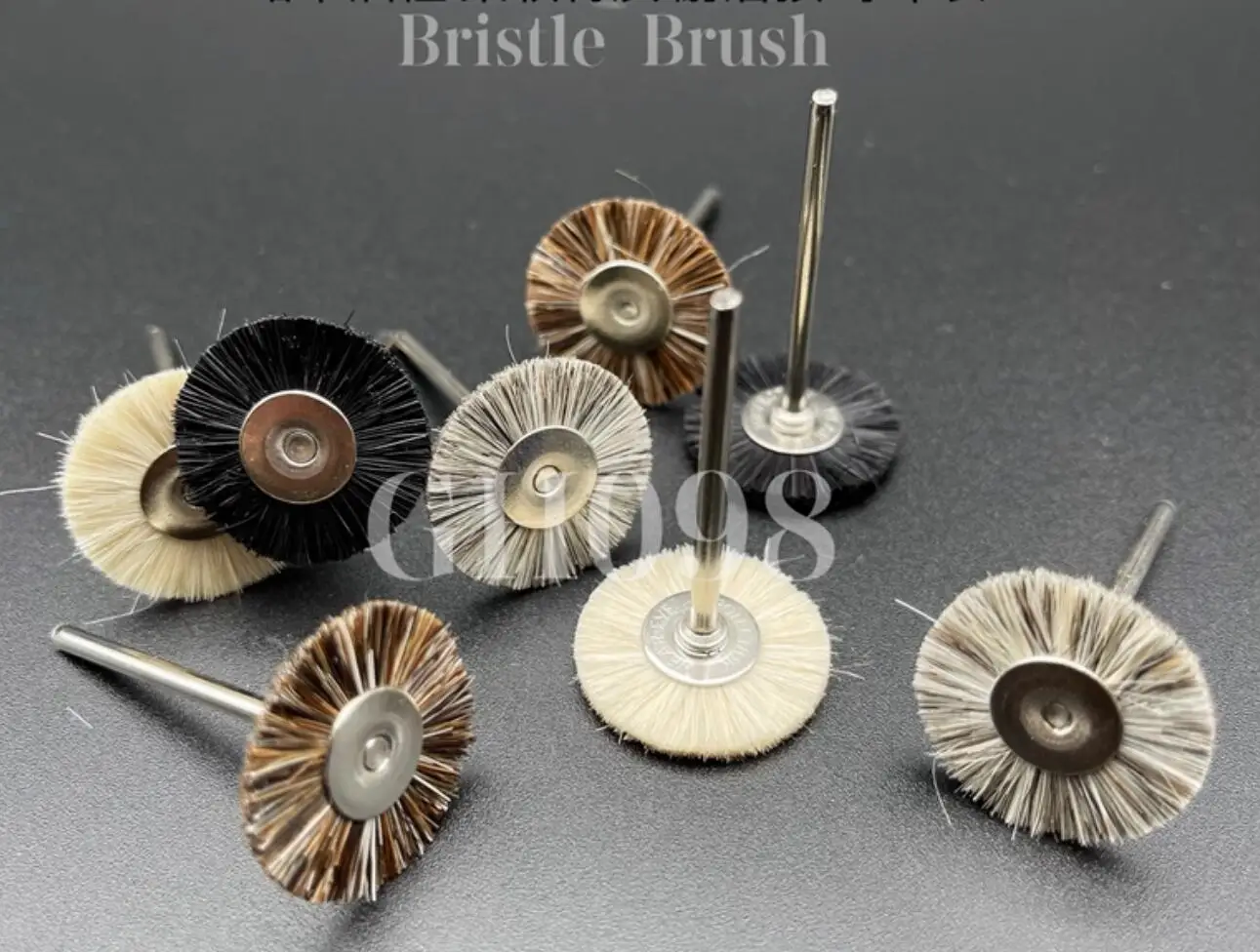 2.35 مللي متر مختبر الأسنان فرشاة تجميل إطارات لامعة الصوف الخشن شعر الحصان لأدوات المجوهرات الدوارة مجوهرات الملمع #1