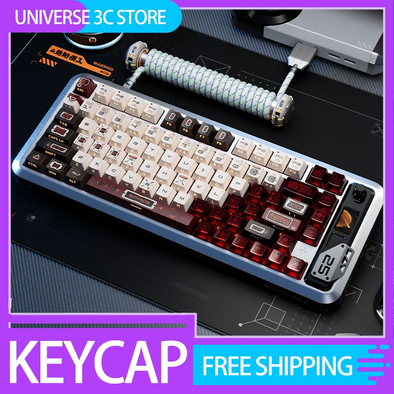 

Piifox Kc-Dyjh Keyboard Keycap Pbt Sublimation Cherry Transparent Ergonomics Customized Accessories For Keyboard Desktop Gift