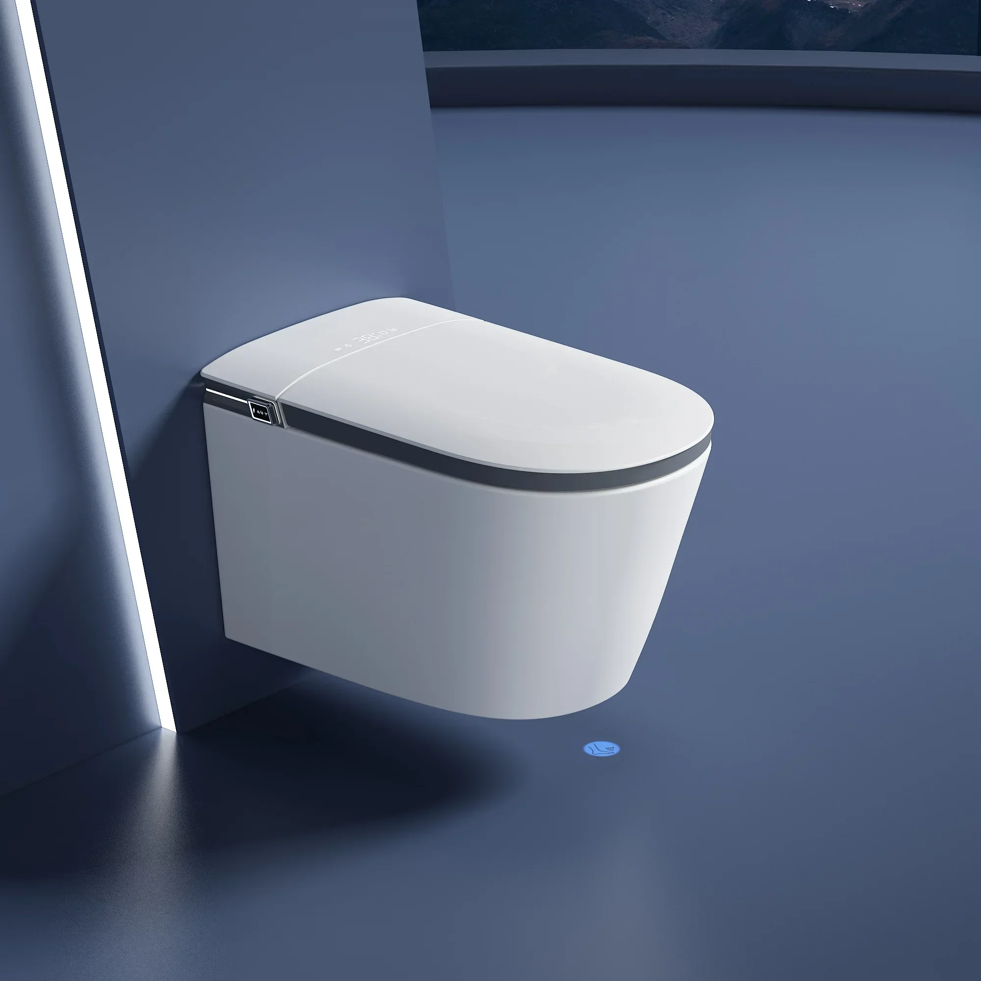 

Высококачественный интеллектуальный настенный унитаз для ванной комнаты, электронный туалетный комод, автоматические умные туалеты