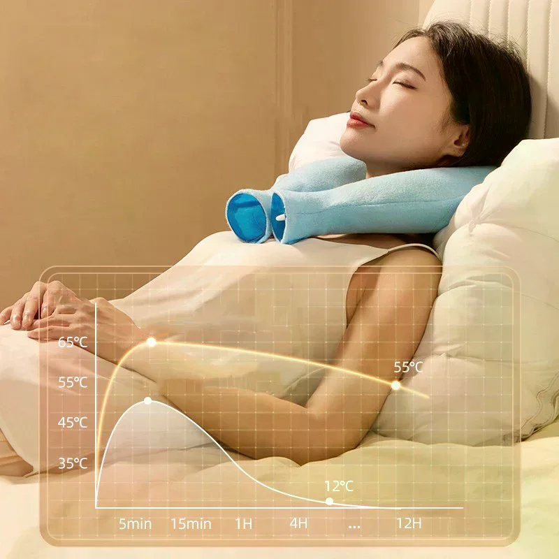 Water-filled U-type Neck Warmer Neck-hanging Explosion-proof Hand Warmer Neck Hot Compress Hot Water Bottle Bag