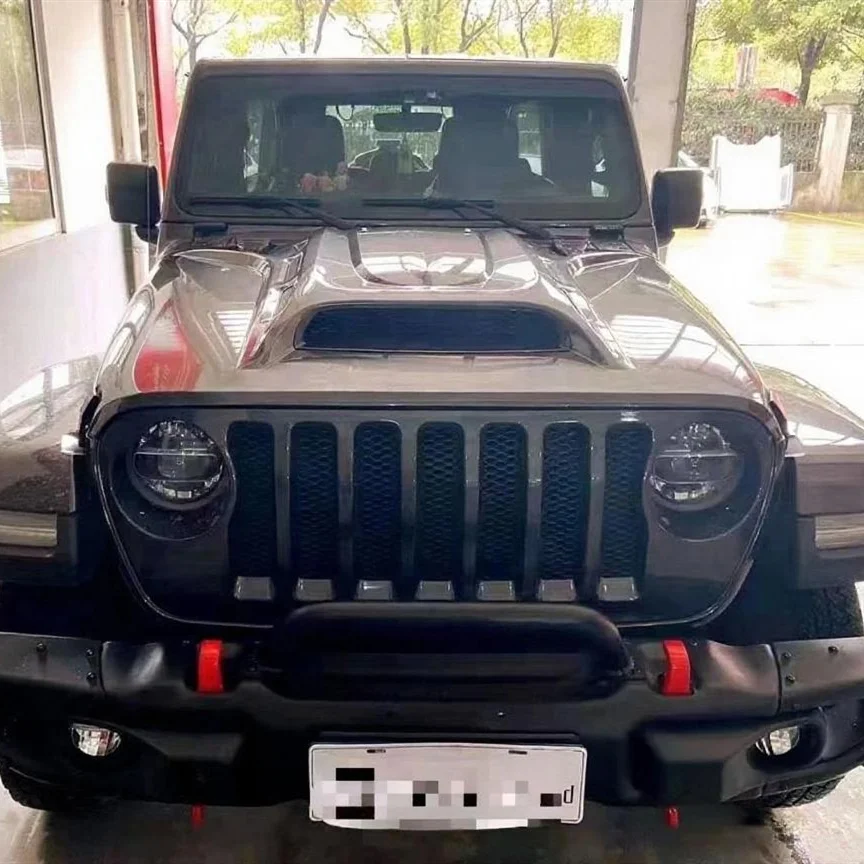 عالية الجودة OEM 4x4 اكسسوارات غطاء محرك السيارة بونيه 2018 + جيب رانجلر JL المصارع JT الصلب LLOYDBERG الترباس على 1 سنة #5