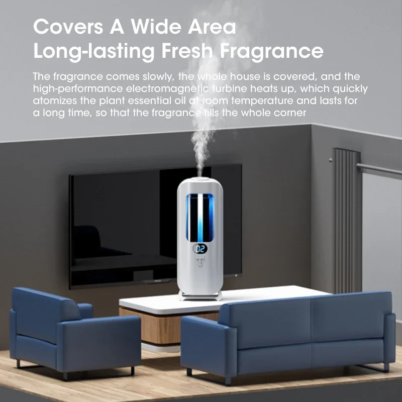 Mini Aromatherapy Machine Spray Air Purification Room Office Smart Essential Oil Diffuser USB Automatic Aromatherapy Machine