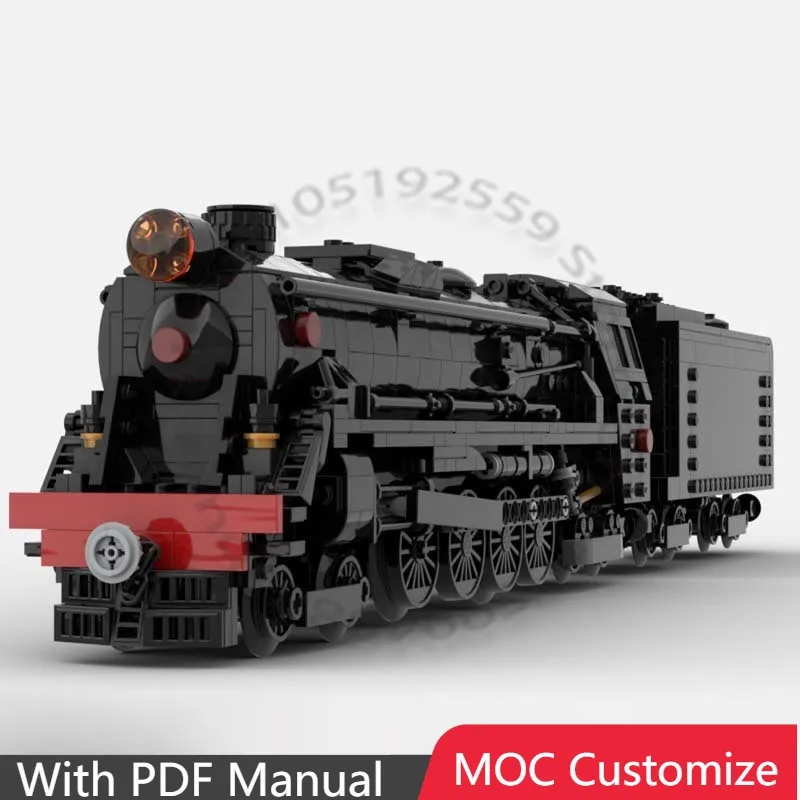 

1106 PCS Speedy Sports Car NZR KA class steam engine MOC Customize Modular Building Block Model Design DIY Festival Toy Gift