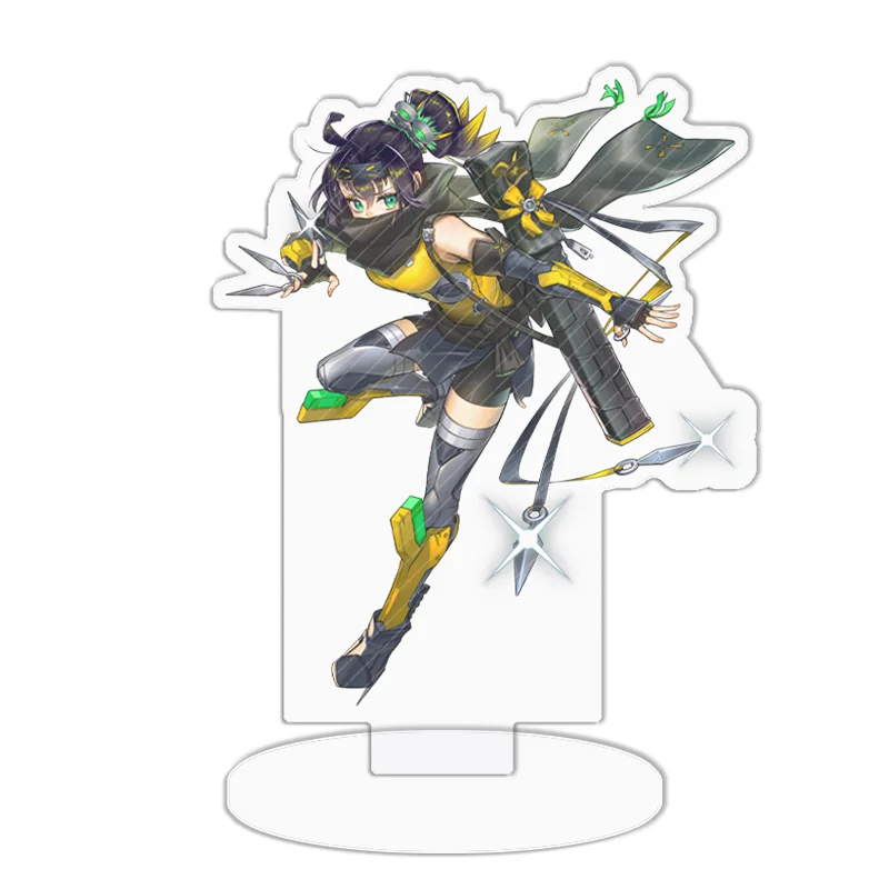Anime jogo fãs presente ornamentos de mesa yugioh acrílico sinal de pé mágico escuro menina labrado ki-sikil ornamento decoração brinquedo